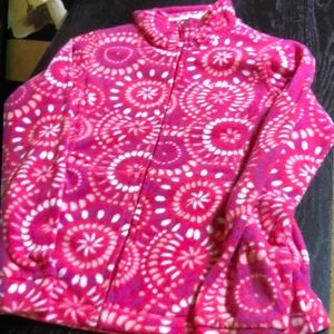 MOVING SALE NO HAGGLING LITTLE GIRL COLUMBIA LARGE PINK & WHITE ZIP FRONT JACKET